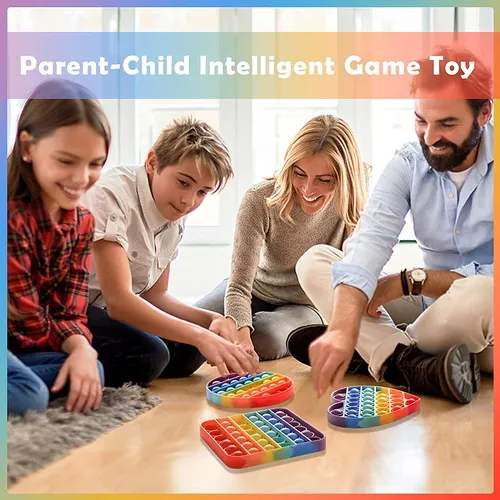 Pop It Burbujas De Silicona Fidget Anti Relaja Arcoiris - Image 40