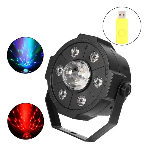 Protón 6 LED RGB esfera giratoria - Image 3