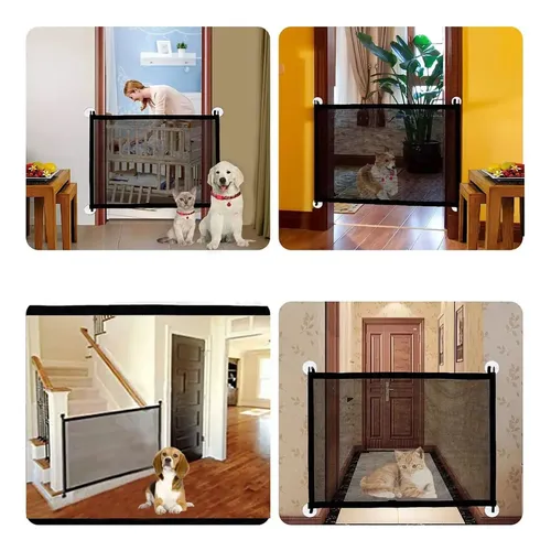 Puerta de seguridad de escalera para bebes y mascotas Ea-710 - Image 8