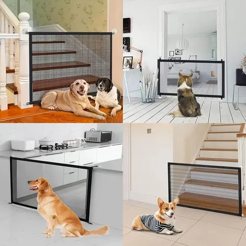 Puerta de seguridad de escalera para bebes y mascotas Ea-710 - Image 2