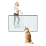 Puerta de seguridad de escalera para bebes y mascotas Ea-710