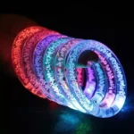 Pulsera Led Aro Luminoso Redonda Con Luz Fiesta Cotillon X24 - Image 4