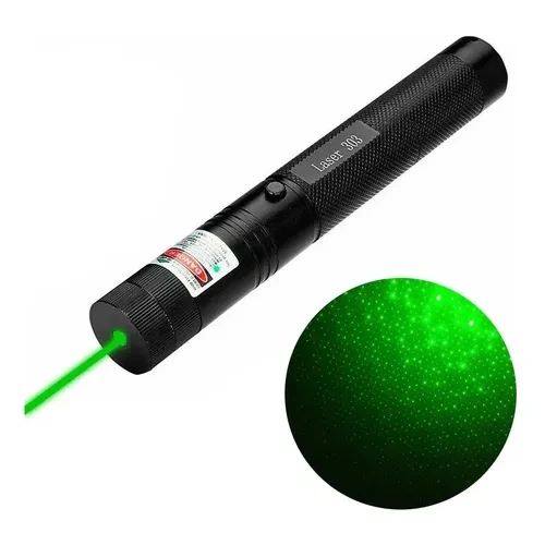 Puntero láser verde 303 recargable USB de alta potencia