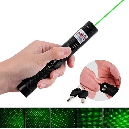 Puntero laser recargable usb - verde (303) - Image 11