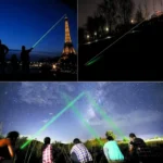 Puntero Laser Verde  De1 Km Alcance Efecto Luminoso Y Lluvia - Imagen 9