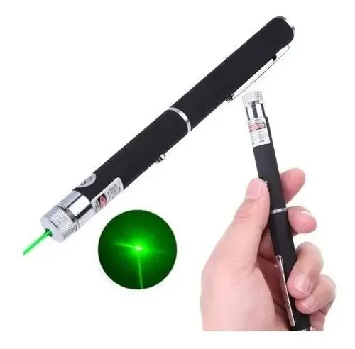 Puntero Laser Verde  De1 Km Alcance Efecto Luminoso Y Lluvia - Imagen 7