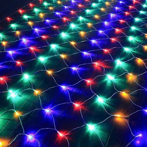 Guirnalda red cortina con luz led RGB - 1,5 x 1,5 mts - Image 5