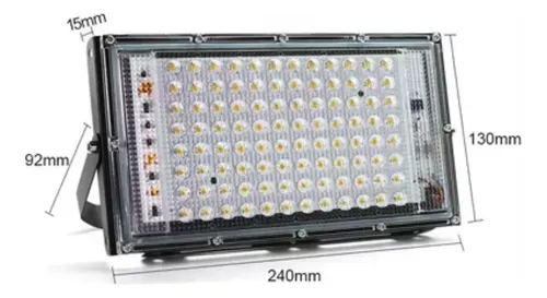 Reflector led alta potencia exterior 220v - 100W IP65 - Image 11