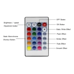 Reflector multicolor LED con control remoto 14323 - Imagen 4