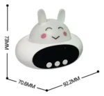 Reloj conejo despertador con luz LED y altavoz Lbj3 - Image 5