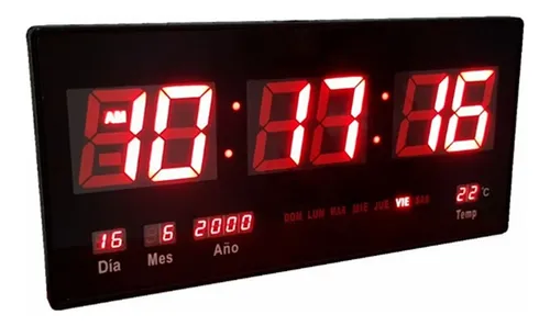 Reloj digital con luz LED Jh3615 - Imagen 5