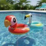 Salvavidas loro inflable infantil de pileta 21317 - Imagen 7
