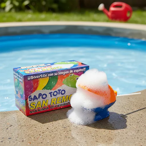 Sapo Toto Lanza Espuma Burbujero San Remo - San Remo Marplas - Imagen 3