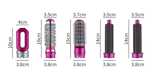 Secador De Pelo 5 En 1 Cepillo 3 Velocidades Alisador Tp51 - Image 15