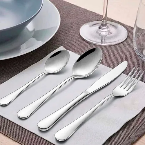 Set 24 cubiertos plateados - Imagen 3