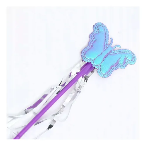 Set Alitas De Mariposa + Vincha Con Alas Mariposas + Varita - Imagen 12