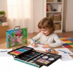 Set arte infantil 132 piezas maletín metálico niños capylabu - Image 2