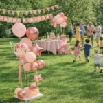 Set globos metalizados con base decoración para fiesta Cgl2101 - Image 2