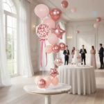 Set globos metalizados con base decoración para fiesta Cgl2101 - Image 9