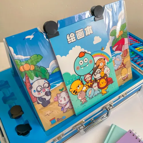 Set de arte para dibujo 106 piezas en maletín 25015 - Image 8