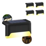 Set X4 lámparas solares LED para jardín y escaleras Av5555 - Image 2
