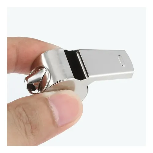 Pack X 24 silbatos de árbitro plateados con correa - Image 3