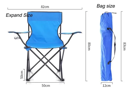 Sillon silla plegable director camping porta vaso y bolso - Image 5