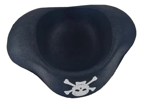 Sombrero pirata para Halloween borde dorado B084 - Image 7