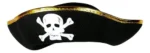 Sombrero pirata para Halloween borde dorado B084 - Image 4