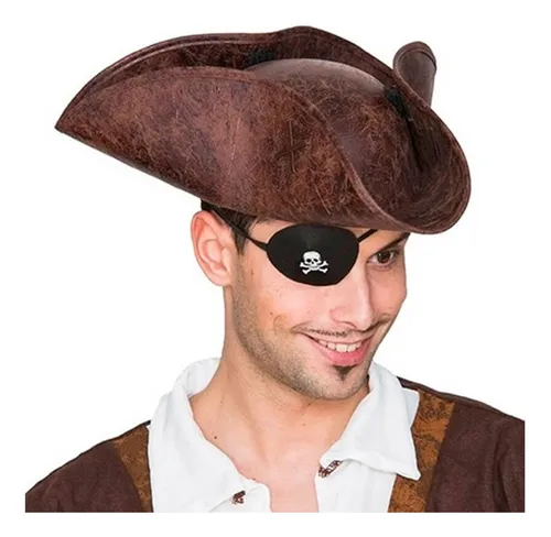 Sombrero pirata tricornio para Halloween So98 - Image 6