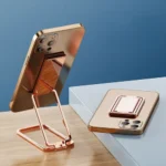 Soporte Metalico Para Celular Plegable De Escritorio Qq143 - Image 2