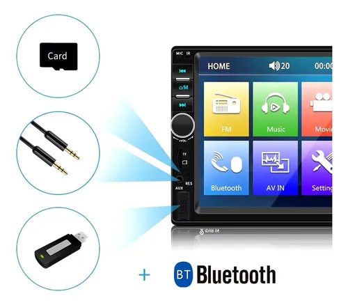 Stereo auto con pantalla 7018b - Image 3