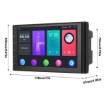 Estéreo para auto con pantalla y bluetooth Qm7001a - Imagen 5