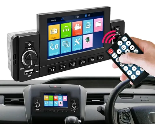 Estéreo con pantalla táctil para auto con bluetooth - Image 2