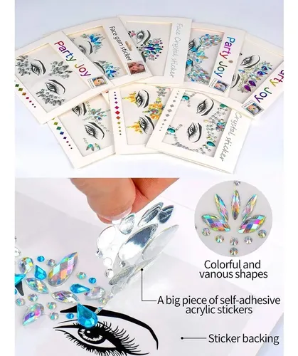 Stickers gemas faciales autoadhesivas - Image 4
