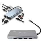 Switch 4k 11 En 1 Adaptador Hub Tipo C Hdtv Para Pc Tv Sw942 - Image 4