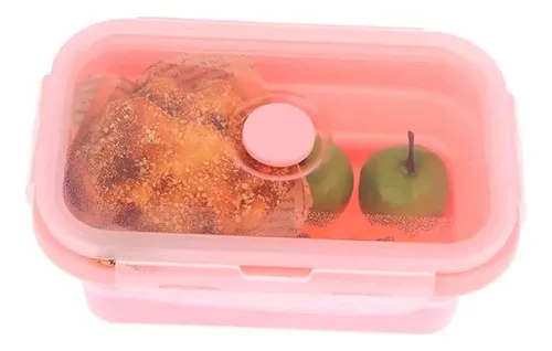 Taper Lunchera Plegable Portatil Vianda Comida Escuela S1809 - Imagen 19