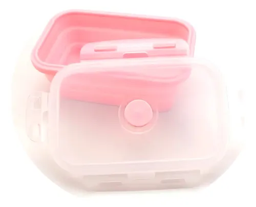 Taper Lunchera Plegable Portatil Vianda Comida Escuela S1809 - Imagen 10