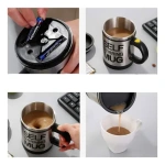 Taza Batidora Termica Automática Con Helice A Pilas Cafe - Imagen 27