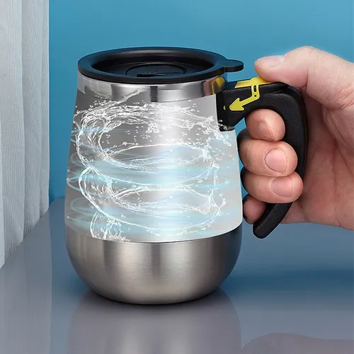 Taza Batidora Termica Automática Con Helice A Pilas Cafe - Imagen 18