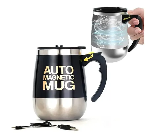 Taza térmica batidora automática recargable - Image 18