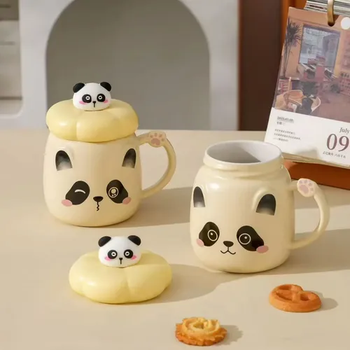 Taza de cerámica con diseño panda Aa1423 - Imagen 9