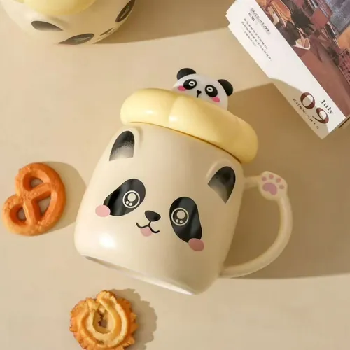 Taza de cerámica con diseño panda Aa1423 - Imagen 6