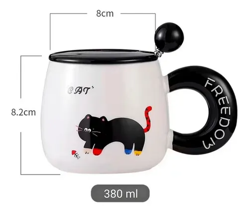 Taza de cerámica diseño dibujo animales Mt09354 - Image 8