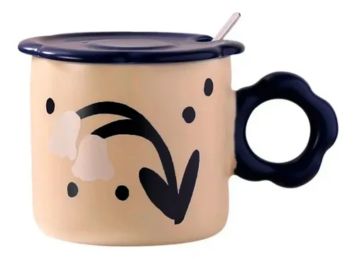 Taza de cerámica diseño de flores Mt09347 - Imagen 16