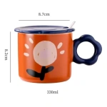 Taza de cerámica diseño de flores Mt09347 - Imagen 10