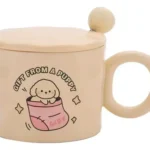 Taza cerámica perro beige Mt09307