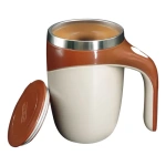 Taza Térmica Batidora Automática Magnetica Café Té Dtm-630