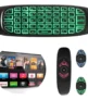 Teclado Mini Control Remoto Tv Box Mouse Colores Rgb 9104