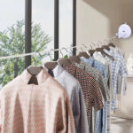 Tender Retractil Tendedero Extensibe Ropa Soga Hogar K1087 Blanco - Image 2